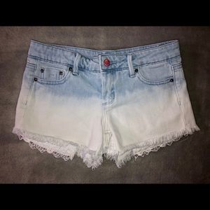 Tractr Girls’ Acid Wash Jean Shorts Size 12